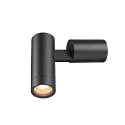 SLV Luminaire mural S-TUBE GU10 IP65, noir