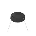 pendant luminaire ONE CUBE IP20, black dimmable