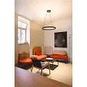 pendant luminaire ONE CUBE UP/DOWN IP20, black dimmable