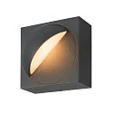 SLV Luminaire mural d’extérieur LID I SINGLE angulaire, rotatif, CCT Switch IP65, anthrazit, mat gradable
