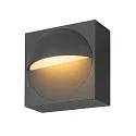SLV Luminaire mural d’extérieur LID I SINGLE angulaire, rotatif, CCT Switch IP65, anthrazit, mat gradable