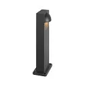 SLV Lampadaire LID I 45 SINGLE rotatif, CCT Switch IP65, anthrazit, mat gradable