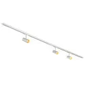 SLV 1-Projecteur monophasé NOBLO® SPOT rond, lot de 3 IP20, blanche gradable