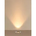 SLV Projecteur encastré DASAR® S angulaire, pivotant, passable, commutable IP67, acier inoxydable 