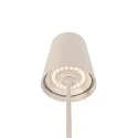 SLV Lampe de table à accu VINOLINA TWO 3-CCT 3 fois, CCT Switch, avec variateur tactile, conique, avec station de recharge IP65