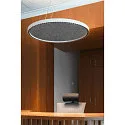 SLV Plaque de feutre ONE 80 / ONE CUBE - ACOUSTICS INLAY rond, mécanique, gris