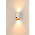 outdoor wall luminaire MODELA UP/DOWN up / down, impact resistant IP65, white matt dimmable