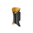 SLV outdoor wall luminaire MODELA UP/DOWN up / down, impact resistant IP65, black matt dimmable