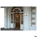 SLV outdoor wall luminaire MODELA UP/DOWN up / down, impact resistant IP65, black matt dimmable
