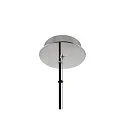 SLV Luminaire à suspension PANTILO CONVEX 40 E27 IP20, chrome