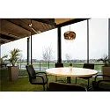 SLV Luminaire à suspension PANTILO CONVEX 40 E27 IP20, chrome