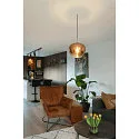 SLV Luminaire à suspension PANTILO CONVEX 40 E27 IP20, chrome