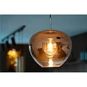 SLV pendant luminaire PANTILO CONVEX 29 E27 IP20, chrome