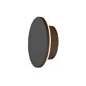 SLV outdoor wall luminaire D-RING S PHASE IP65, black dimmable