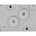 SLV outdoor wall luminaire D-RING S PHASE IP65, white dimmable