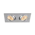SLV Module LED NEW TRIA® 155 DOUBLE PHASE 38° rond, lot de 2 13,6W 2x 640lm 3000K 38° CRI 90-100 gradable