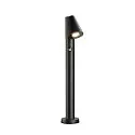 SLV Lampadaire d’extérieur T-TUBE 70 POLE SINGLE avec capteur GU10, noir gradable
