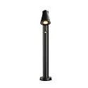 SLV Lampadaire d’extérieur T-TUBE 70 POLE SINGLE avec capteur GU10, noir gradable