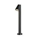 Lampadaire d’extérieur T-TUBE 70 POLE SINGLE GU10 IP44, noir gradable