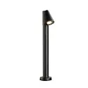 SLV Lampadaire d’extérieur T-TUBE 70 POLE SINGLE GU10 IP44, noir gradable