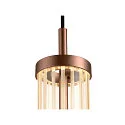 SLV Luminaire à suspension QUIMERA - PHASE CCT Switch, commutable IP20, cuivre gradable