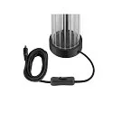 SLV Lampe de table QUIMERA - PHASE cylindrique, CCT Switch, commutable IP20, bronze 