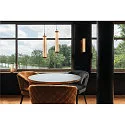 SLV table lamp QUIMERA - PHASE cylindrical, CCT Switch, switchable IP20, brass 