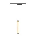 1- Luminaire à suspension monophasé QUIMERA PHASE cylindrique IP20, noir gradable