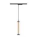 SLV 1- Luminaire à suspension monophasé QUIMERA PHASE cylindrique IP20, noir gradable