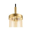 SLV 1- Luminaire à suspension monophasé QUIMERA PHASE cylindrique IP20, laiton gradable