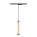 SLV 1- Luminaire à suspension monophasé QUIMERA PHASE cylindrique IP20, cuivre gradable