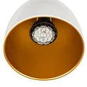 SLV 1-Projecteur monophasé PARA CONE 14 pivotant, rotatif GU10 IP20, blanche, laqué gradable
