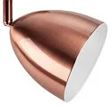 SLV Projecteur triphasé PARA CONE 14 pivotant, rotatif GU10 IP20, cuivre, laqué gradable