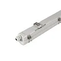 SLV damp-proof luminaire WATERPROOF V 600 DALI DALI controllable, wired through IP66, grey dimmable