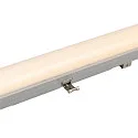 SLV Luminaire pour locaux humides WATERPROOF V 600 ON-OFF CCT Switch, commutable, multipower, câblé en continu IP66, gris 