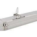 SLV Luminaire pour locaux humides WATERPROOF V 600 ON-OFF CCT Switch, commutable, multipower, câblé en continu IP66, gris 