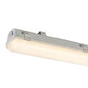 SLV Luminaire pour locaux humides WATERPROOF V 600 ON-OFF CCT Switch, commutable, multipower, câblé en continu IP66, gris 