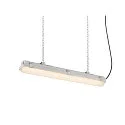 SLV Luminaire pour locaux humides WATERPROOF V 600 ON-OFF CCT Switch, commutable, multipower, câblé en continu IP66, gris 