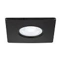 Capot UNIVERSAL DOWNLIGHT IP65 angulaire, rigide, fermé, étanche à l'air, noir