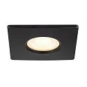 Capot UNIVERSAL DOWNLIGHT IP65 angulaire, rigide, fermé, étanche à l'air, noir