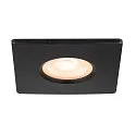 Capot UNIVERSAL DOWNLIGHT IP65 angulaire, rigide, fermé, étanche à l'air, noir