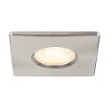 SLV Capot UNIVERSAL DOWNLIGHT IP65 angulaire, rigide, fermé, étanche à l'air, chrome