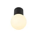 SLV Luminaire de plafond VARYT sans abat-jour E14 IP44, noir gradable