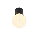 SLV Luminaire de plafond VARYT sans abat-jour E14 IP44, noir gradable
