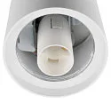 SLV Luminaire de plafond VARYT sans abat-jour E14 IP44, blanche gradable
