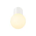 SLV Luminaire de plafond VARYT sans abat-jour E14 IP44, blanche gradable