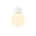 SLV Luminaire de plafond VARYT sans abat-jour E14 IP44, blanche gradable