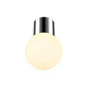 SLV ceiling luminaire VARYT without shade E14 IP44, chrome dimmable