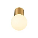 SLV Luminaire de plafond VARYT sans abat-jour E14 IP44, laiton gradable