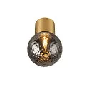 SLV Luminaire de plafond VARYT sans abat-jour E14 IP44, laiton gradable